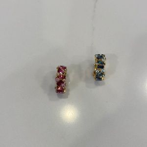 J. Crew Mini-Stone Cluster Ring Bundle